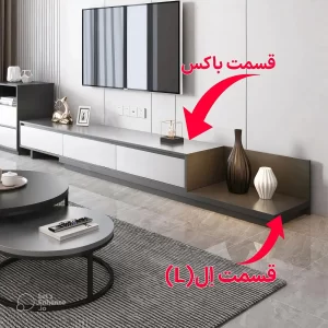 میز تلویزیون چوبی کد 00118 تمام MDF