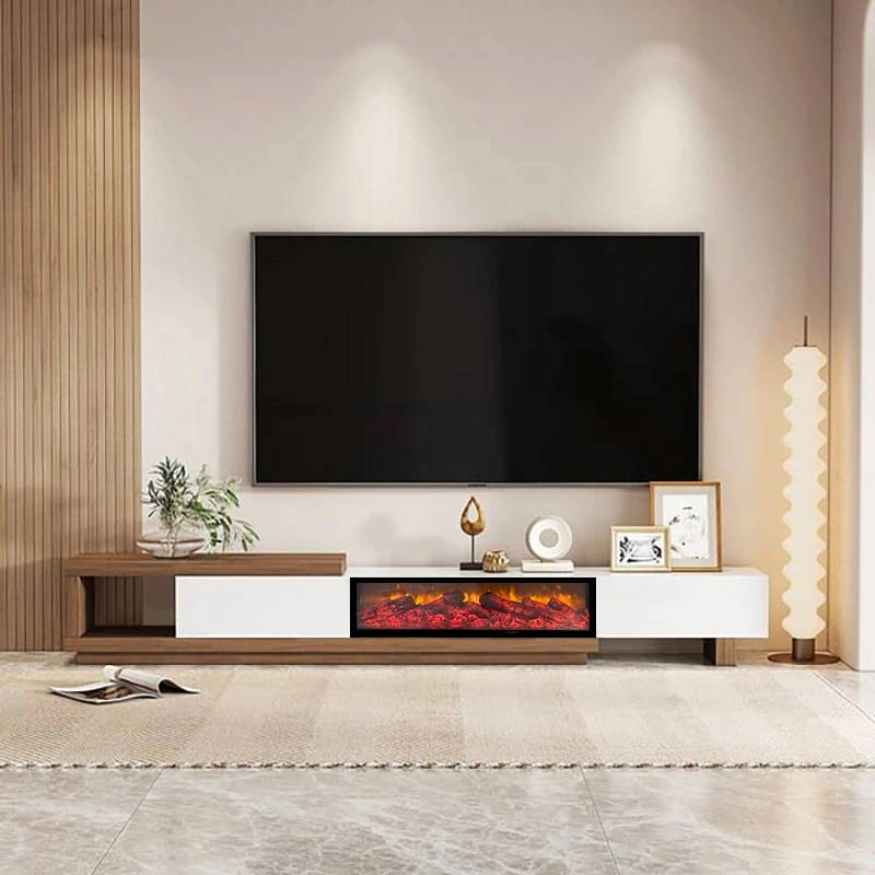 میز تلویزیون شومینه ایرانیان کد 117 طرح ال