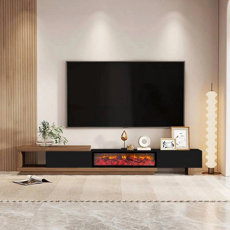 میز تلویزیون شومینه ایرانیان کد 117 طرح ال