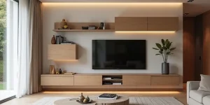 جدیدترین ترندهای طراحی میز تلویزیون در سال ۲۰۲۵