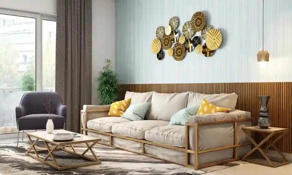 زندگی مینیمالیستی در اتاق نشیمن