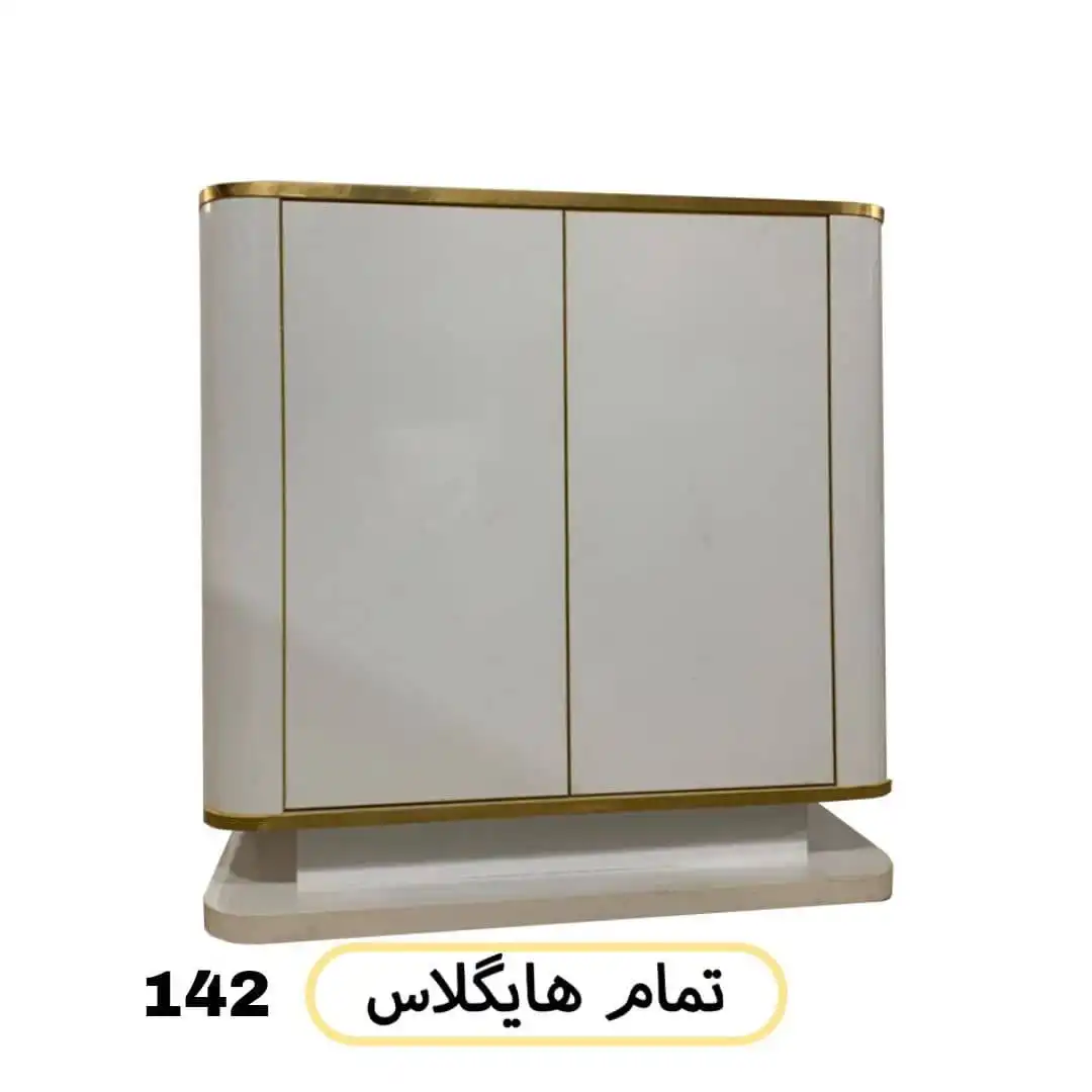 جا کفشی طرح جدید کد ۱۴۲ هایگلاس سفید جا کفشی طرح جدید کد ۱۴۲ هایگلاس سفید
