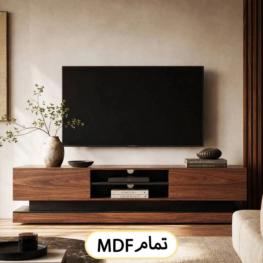 میز تلویزیون تمام ام دی اف درجه یک کد 136