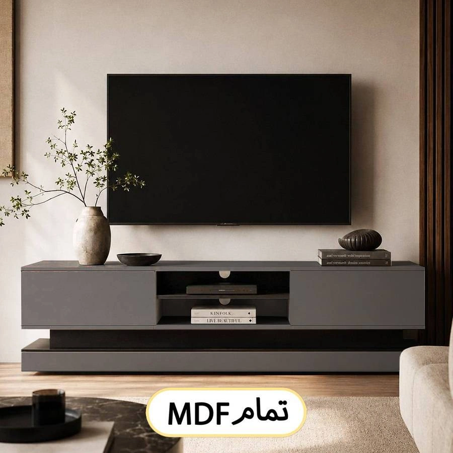 میز تلویزیون تمام ام دی اف درجه یک کد 136