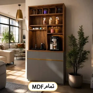 میز کافی بار و بوفه MDF مدرن مدل آرتین