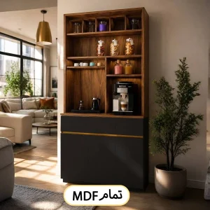 میز کافی بار و بوفه MDF مدرن مدل آرتین