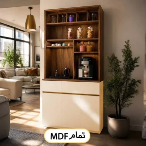 میز کافی بار و بوفه MDF مدرن مدل آرتین