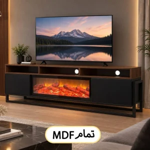 میز تلویزیون شومینه ایرانیان کد 211
